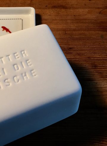 Butterdose Butter bei die Fische von Räder