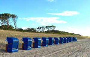 Strandkörbe am Strand von Graal-Müritz