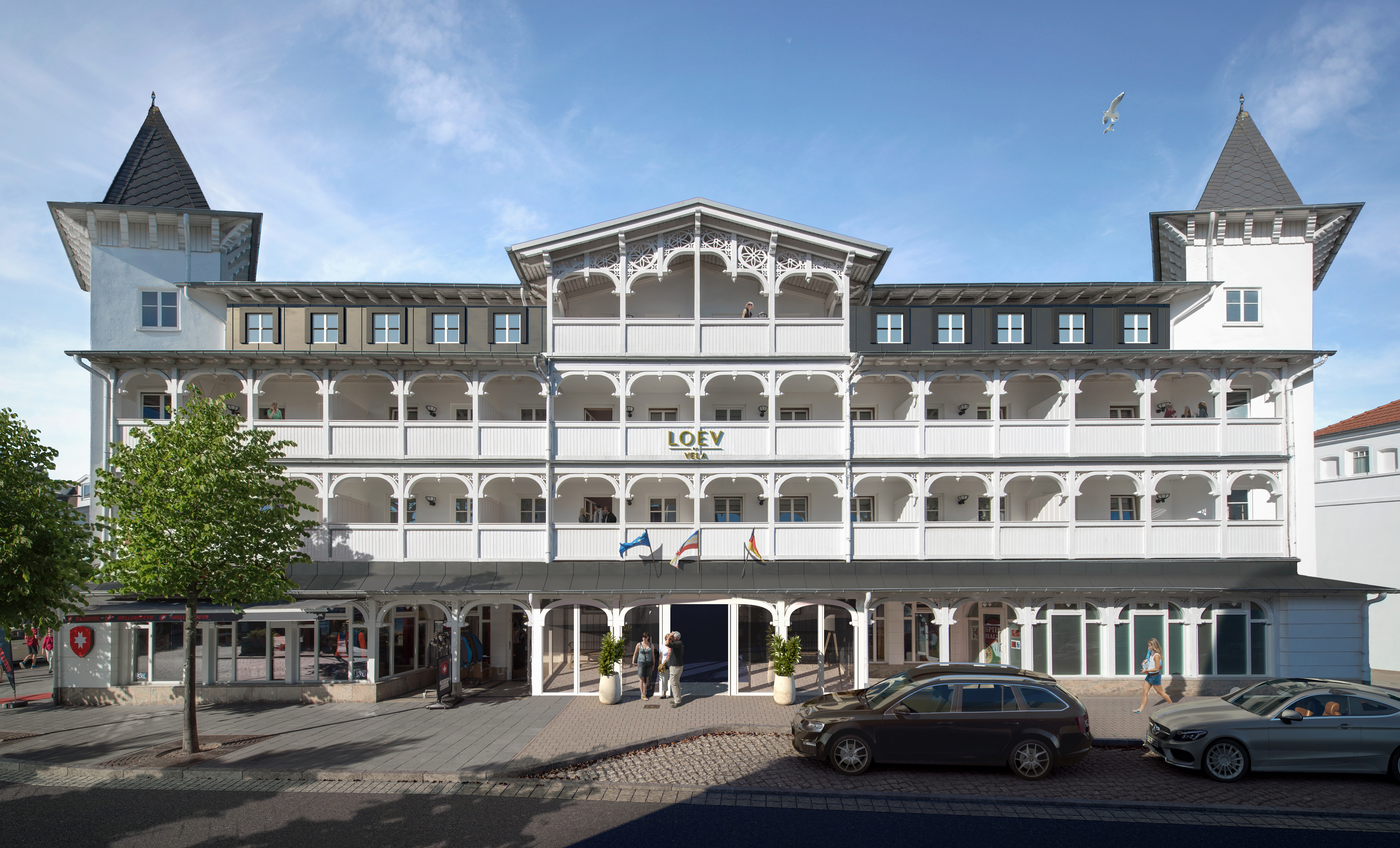 Hotel Loev Binz Fassade