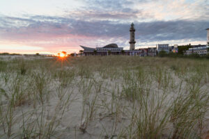 Warnemünde Blick über die Düne