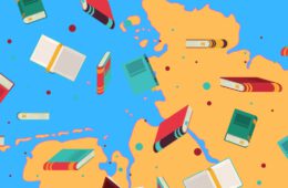Illustration Bücher für die Nordsee - Urlaubslektüre