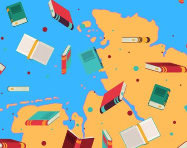 Illustration Bücher für die Nordsee - Urlaubslektüre