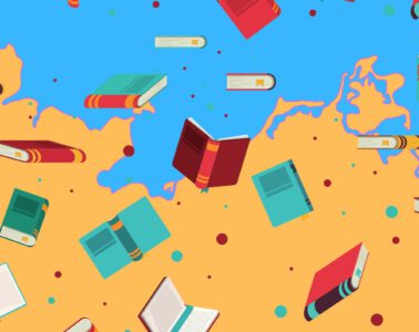 Urlaubslektüre für den Urlaub an der Ostsee - Illustration mit Karte