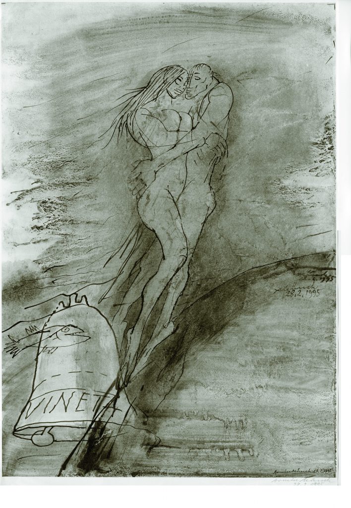 Sicht des Künstlers Armin Münch auf Vineta und die Meerjungfrau