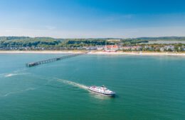Blick auf Binz und Ostsee